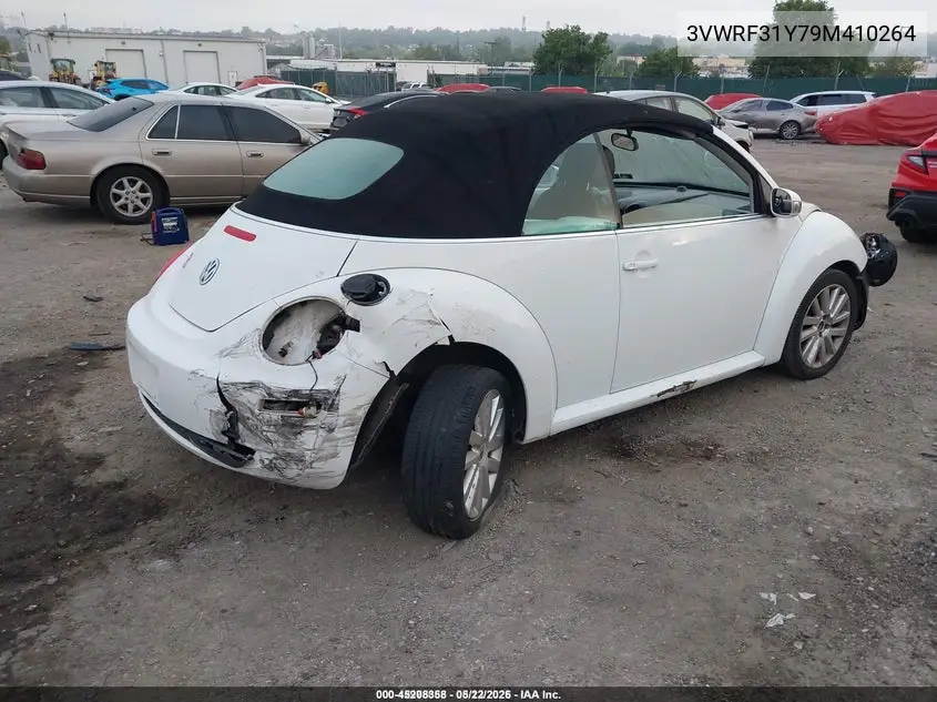 3VWRF31Y79M410264 2009 Volkswagen New Beetle 2.5L