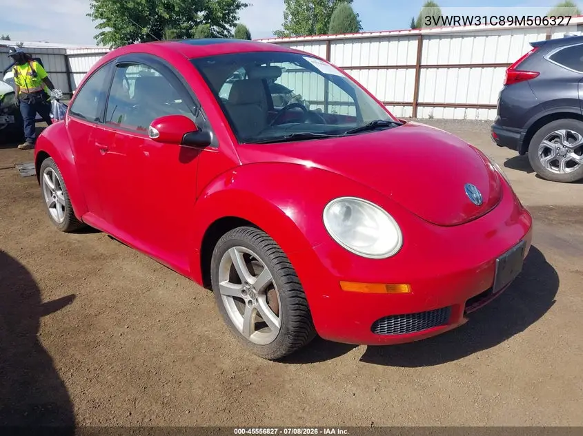 2009 Volkswagen New Beetle 2.5L VIN: 3VWRW31C89M506327 Lot: 45556827