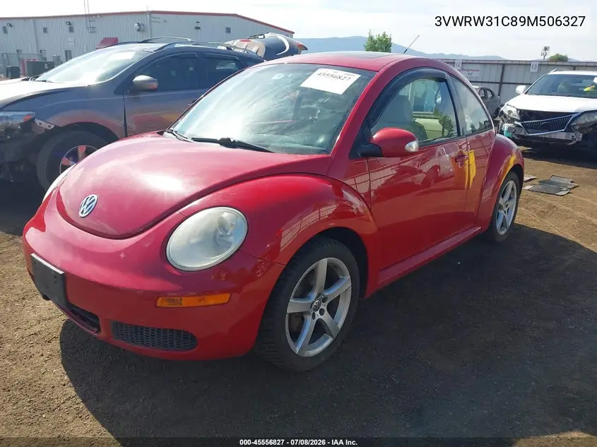2009 Volkswagen New Beetle 2.5L VIN: 3VWRW31C89M506327 Lot: 45556827