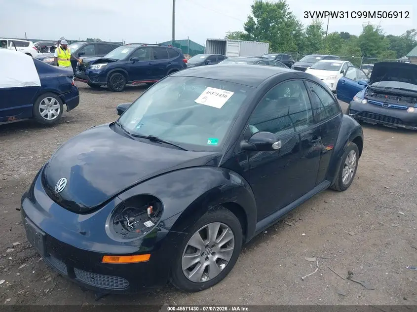 2009 Volkswagen New Beetle 2.5L VIN: 3VWPW31C99M506912 Lot: 45571430