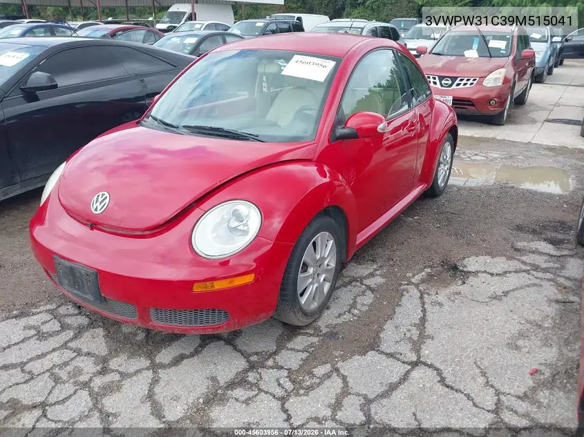 2009 Volkswagen New Beetle 2.5L VIN: 3VWPW31C39M515041 Lot: 45603956