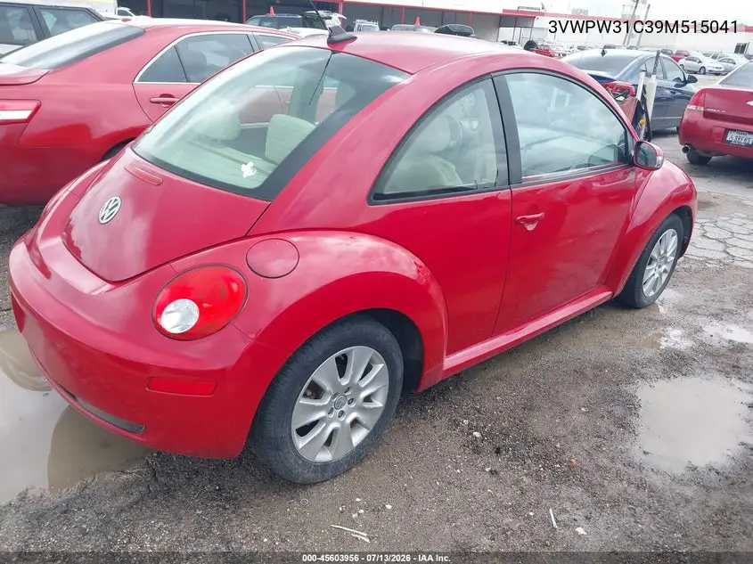 2009 Volkswagen New Beetle 2.5L VIN: 3VWPW31C39M515041 Lot: 45603956