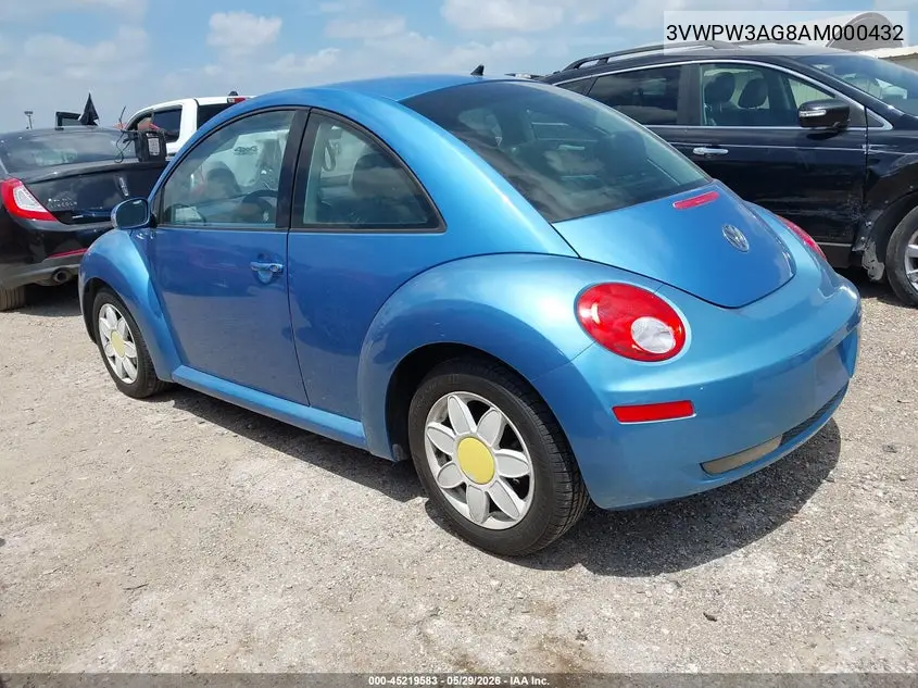 2010 Volkswagen New Beetle 2.5L Final Edition VIN: 3VWPW3AG8AM000432 Lot: 45219583