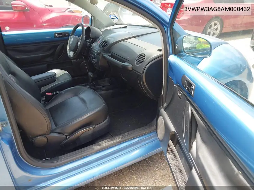 2010 Volkswagen New Beetle 2.5L Final Edition VIN: 3VWPW3AG8AM000432 Lot: 45219583