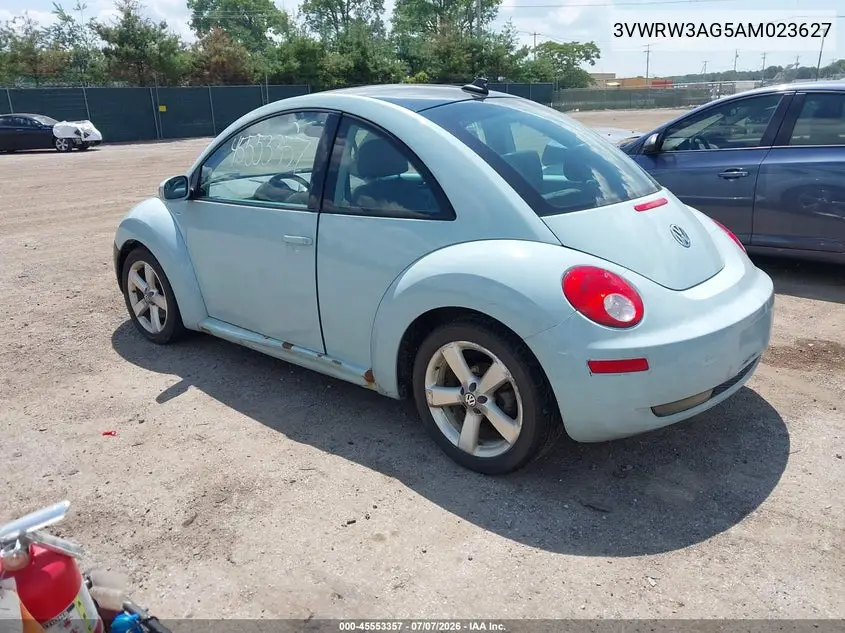 2010 Volkswagen New Beetle 2.5L Final Edition VIN: 3VWRW3AG5AM023627 Lot: 45553357
