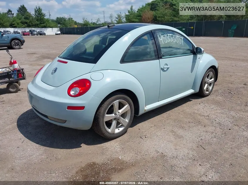 2010 Volkswagen New Beetle 2.5L Final Edition VIN: 3VWRW3AG5AM023627 Lot: 45553357