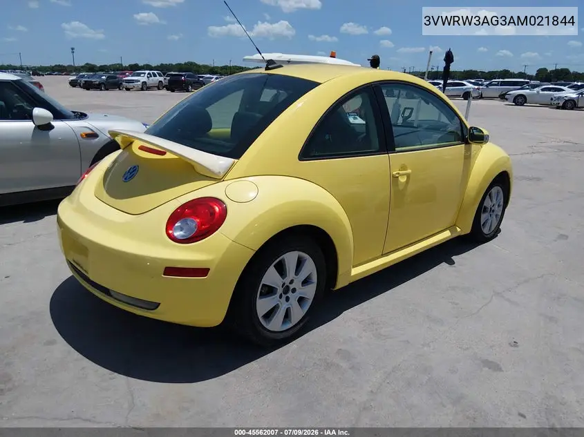 2010 Volkswagen New Beetle 2.5L VIN: 3VWRW3AG3AM021844 Lot: 45562007