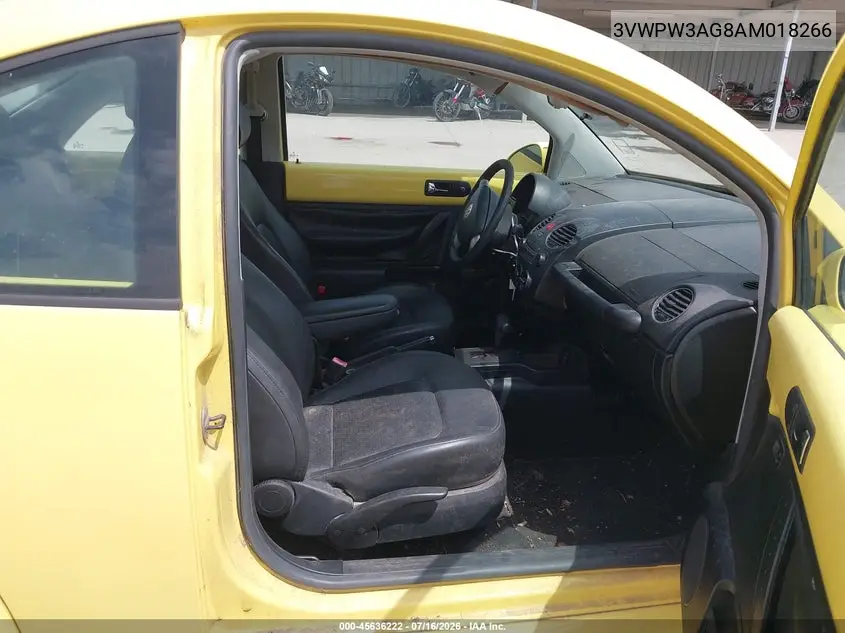 2010 Volkswagen New Beetle 2.5L Final Edition VIN: 3VWPW3AG8AM018266 Lot: 45636222