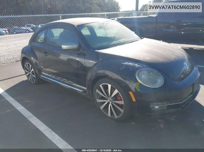 3VWVA7AT6CM602890 2012 Volkswagen Beetle 2.0T Turbo Launch Edition