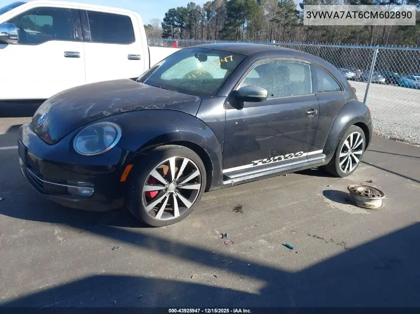 3VWVA7AT6CM602890 2012 Volkswagen Beetle 2.0T Turbo Launch Edition
