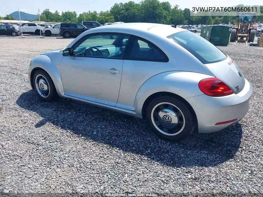 2012 Volkswagen Beetle 2.5L VIN: 3VWJP7AT6CM660611 Lot: 45483095