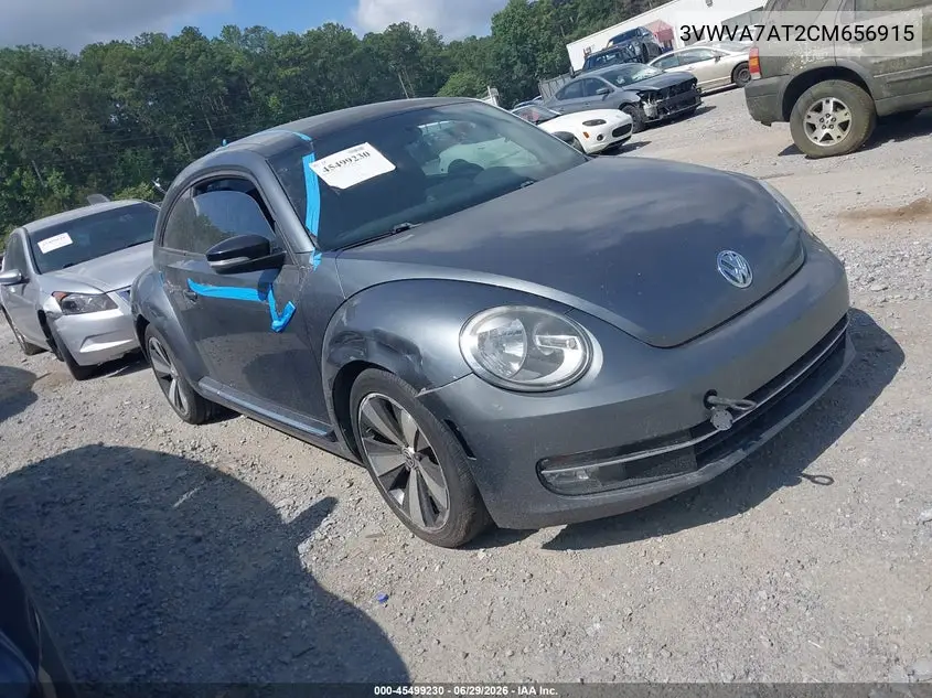 2012 Volkswagen Beetle 2.0T Turbo VIN: 3VWVA7AT2CM656915 Lot: 45499230