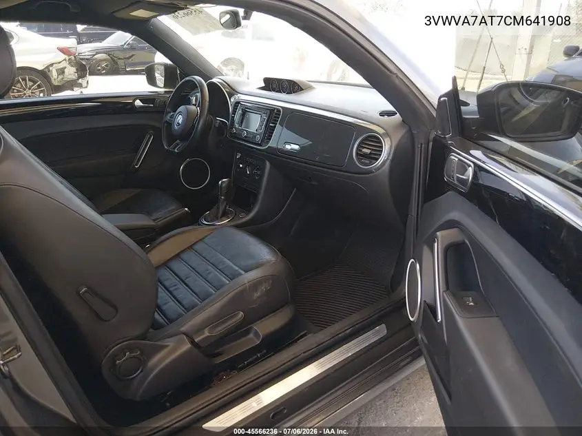2012 Volkswagen Beetle Turbo VIN: 3VWVA7AT7CM641908 Lot: 45566236