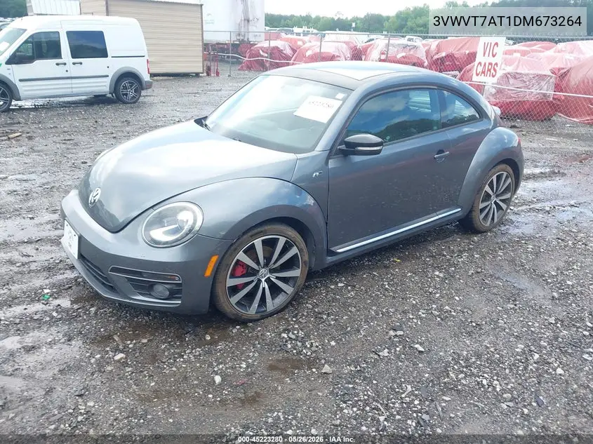 2013 Volkswagen Beetle R-Line VIN: 3VWVT7AT1DM673264 Lot: 45223280