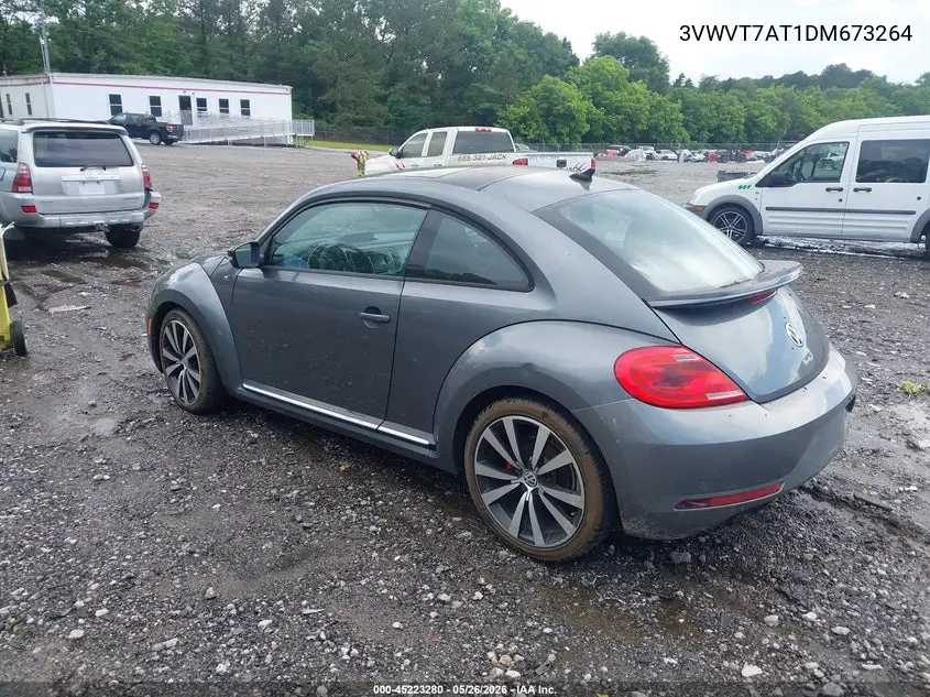 2013 Volkswagen Beetle R-Line VIN: 3VWVT7AT1DM673264 Lot: 45223280