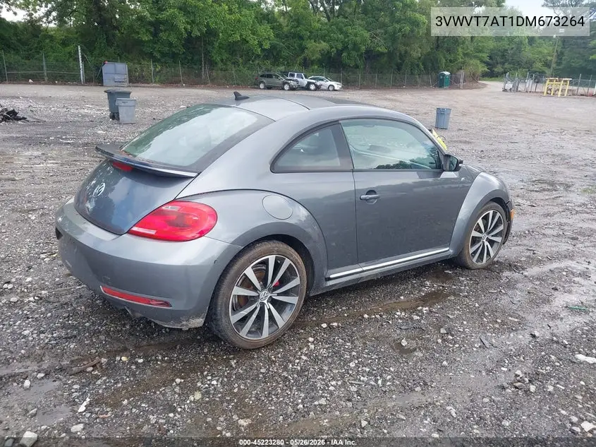 2013 Volkswagen Beetle R-Line VIN: 3VWVT7AT1DM673264 Lot: 45223280