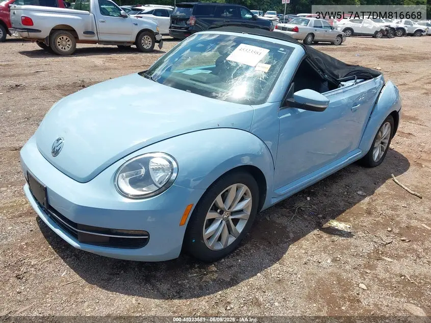 2013 Volkswagen Beetle 2.0L Tdi VIN: 3VW5L7AT7DM816668 Lot: 45323581