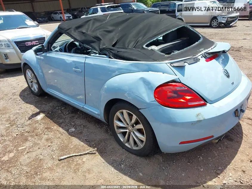 2013 Volkswagen Beetle 2.0L Tdi VIN: 3VW5L7AT7DM816668 Lot: 45323581