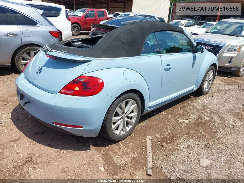 2013 Volkswagen Beetle 2.0L Tdi VIN: 3VW5L7AT7DM816668 Lot: 45323581