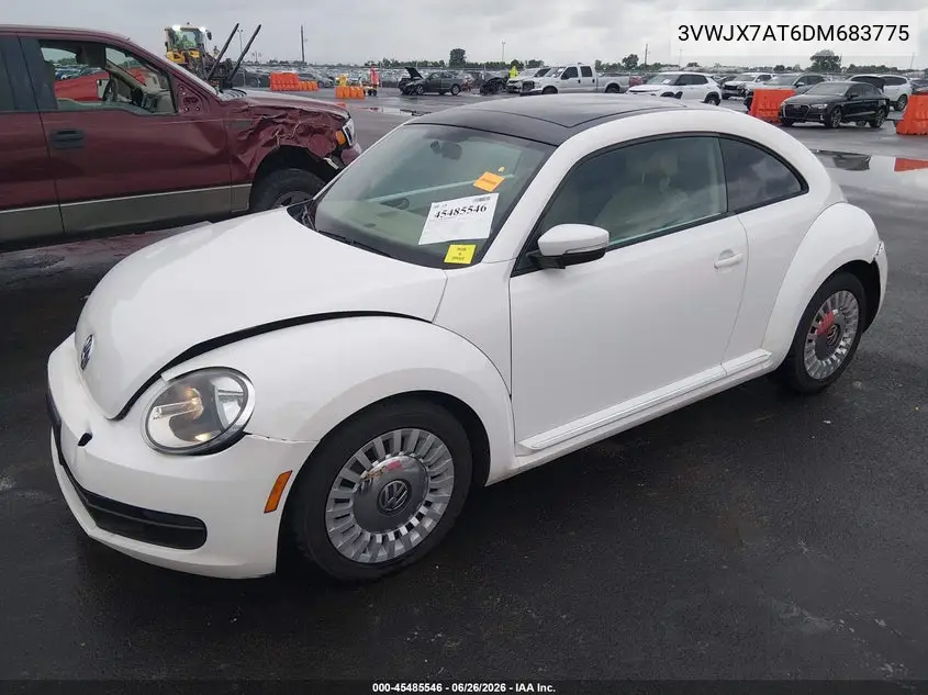 2013 Volkswagen Beetle 2.5L VIN: 3VWJX7AT6DM683775 Lot: 45485546