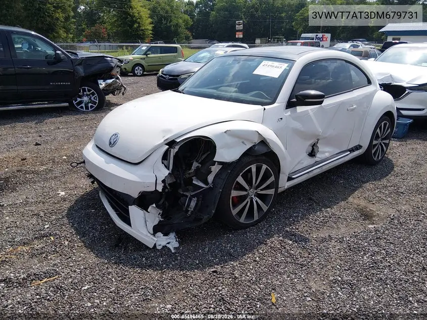 2013 Volkswagen Beetle R-Line VIN: 3VWVT7AT3DM679731 Lot: 45496465