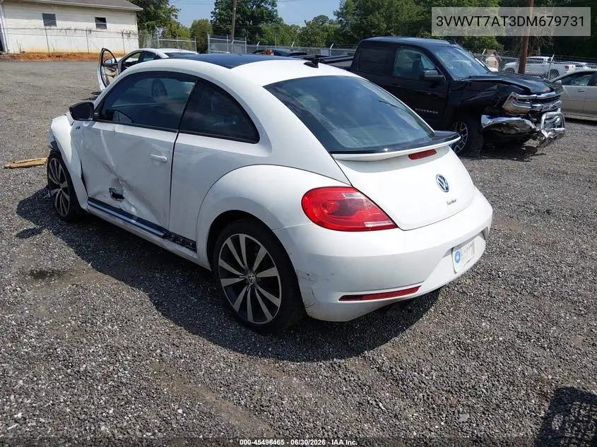 2013 Volkswagen Beetle R-Line VIN: 3VWVT7AT3DM679731 Lot: 45496465