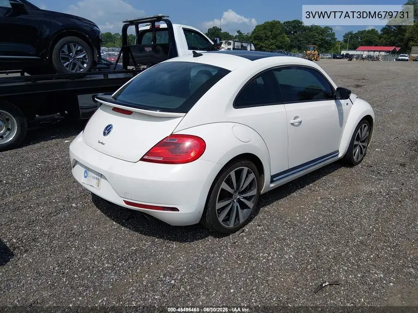2013 Volkswagen Beetle R-Line VIN: 3VWVT7AT3DM679731 Lot: 45496465