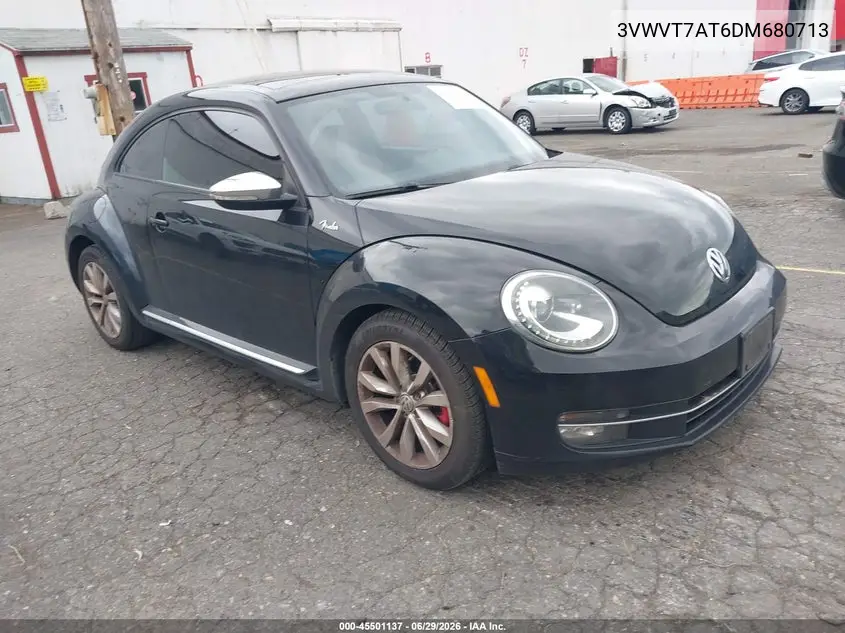 2013 Volkswagen Beetle 2.0T Fender Edition VIN: 3VWVT7AT6DM680713 Lot: 45501137