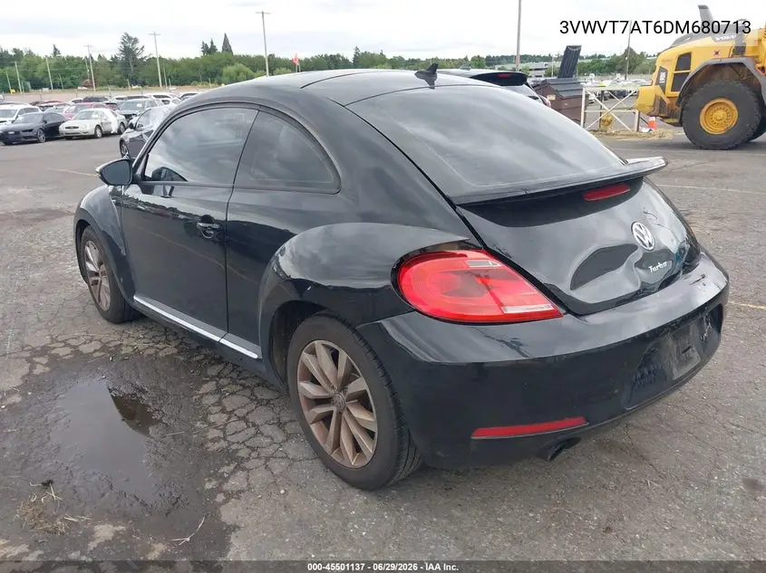 2013 Volkswagen Beetle 2.0T Fender Edition VIN: 3VWVT7AT6DM680713 Lot: 45501137