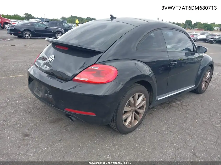 2013 Volkswagen Beetle 2.0T Fender Edition VIN: 3VWVT7AT6DM680713 Lot: 45501137