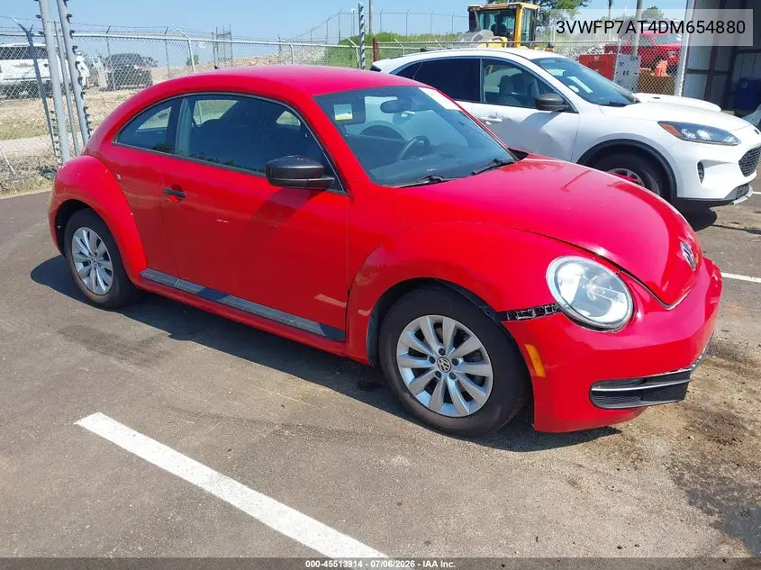 2013 Volkswagen Beetle 2.5L Entry VIN: 3VWFP7AT4DM654880 Lot: 45513914