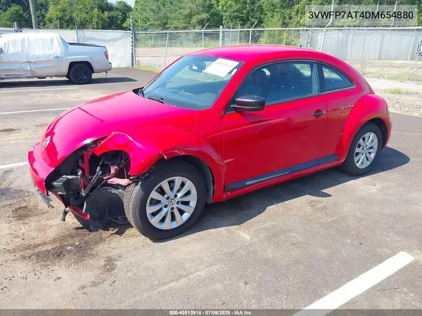 2013 Volkswagen Beetle 2.5L Entry VIN: 3VWFP7AT4DM654880 Lot: 45513914