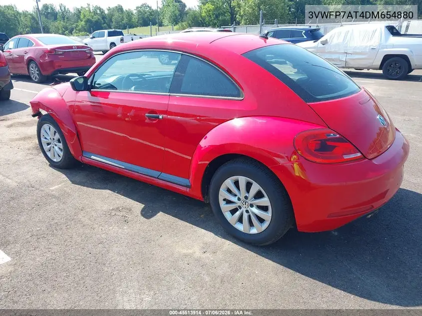 2013 Volkswagen Beetle 2.5L Entry VIN: 3VWFP7AT4DM654880 Lot: 45513914