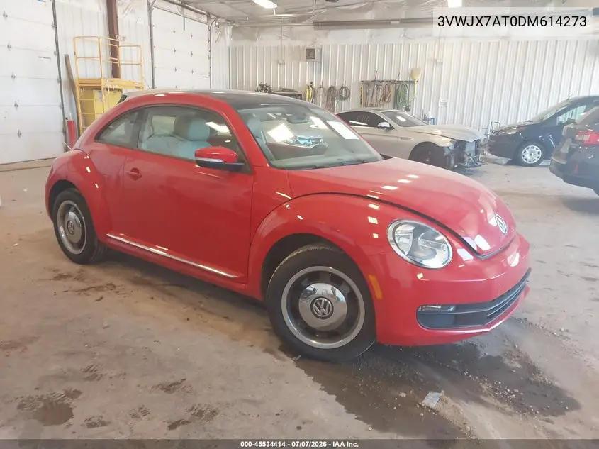 2013 Volkswagen Beetle 2.5L VIN: 3VWJX7AT0DM614273 Lot: 45534414