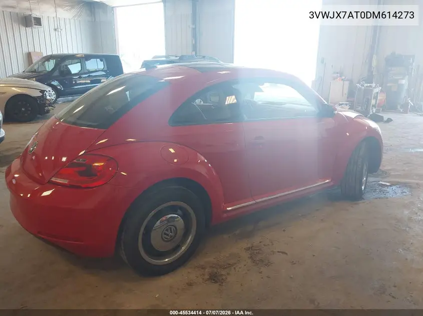 2013 Volkswagen Beetle 2.5L VIN: 3VWJX7AT0DM614273 Lot: 45534414