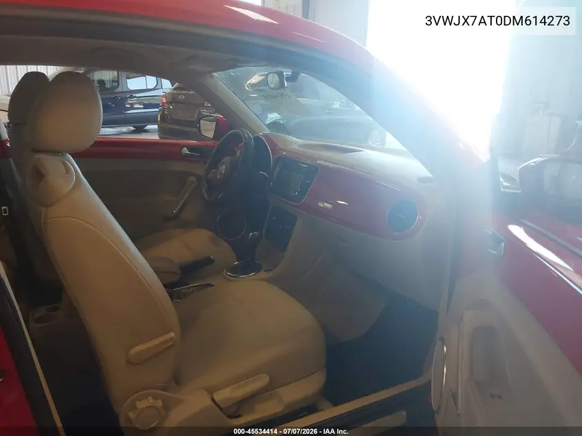 2013 Volkswagen Beetle 2.5L VIN: 3VWJX7AT0DM614273 Lot: 45534414