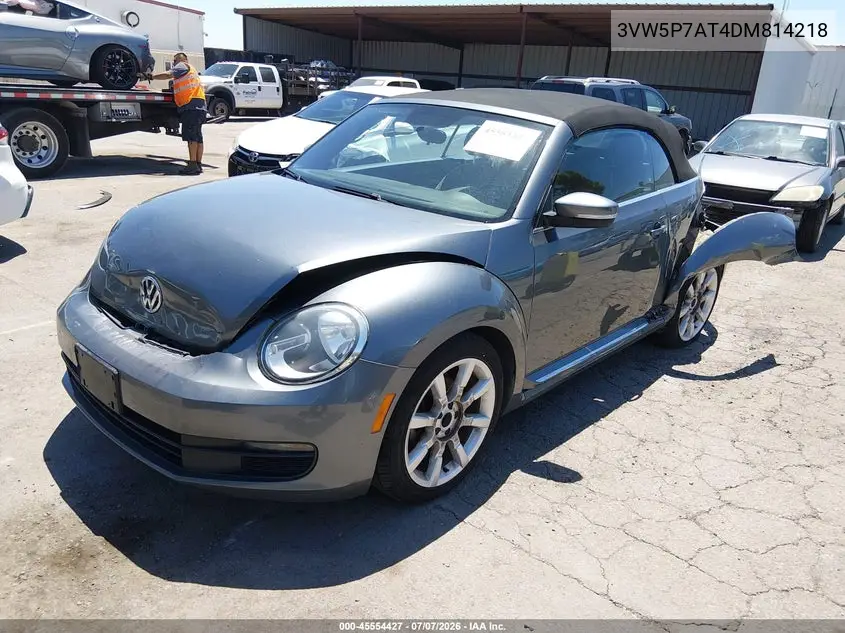 2013 Volkswagen Beetle 2.5L VIN: 3VW5P7AT4DM814218 Lot: 45554427