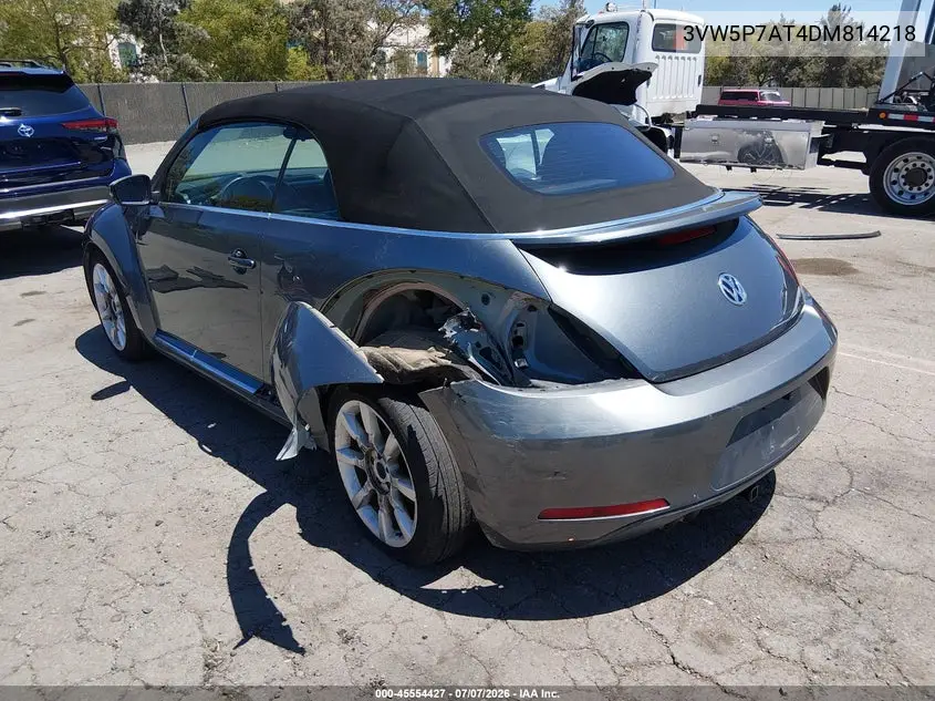 2013 Volkswagen Beetle 2.5L VIN: 3VW5P7AT4DM814218 Lot: 45554427