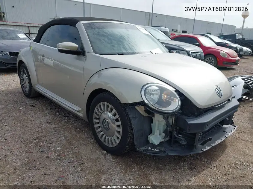 2013 Volkswagen Beetle 2.5L VIN: 3VW5P7AT6DM812826 Lot: 45580824