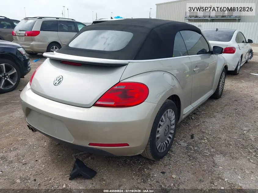 2013 Volkswagen Beetle 2.5L VIN: 3VW5P7AT6DM812826 Lot: 45580824