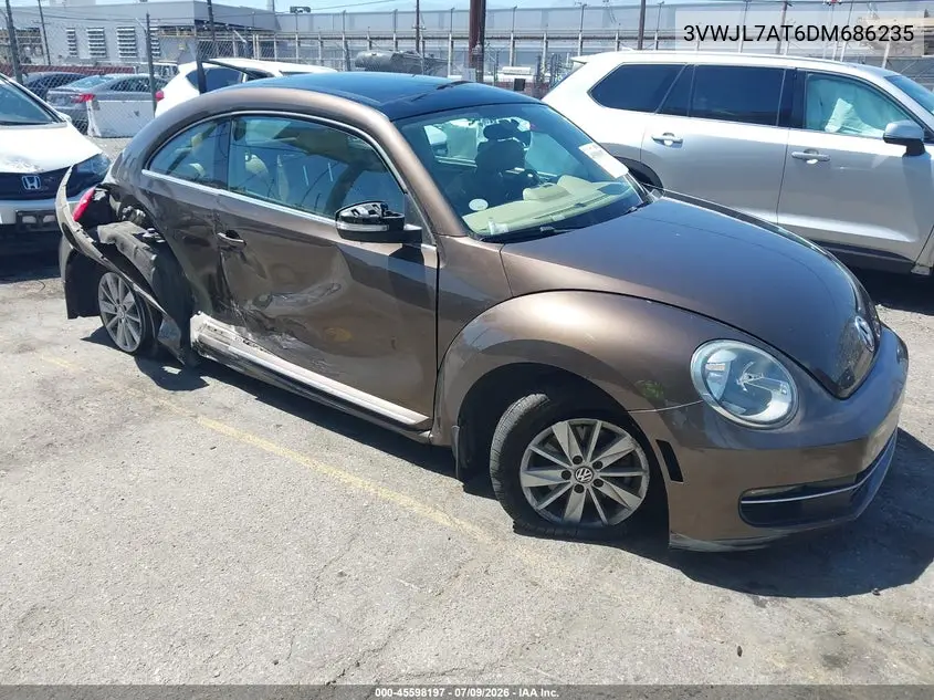 2013 Volkswagen Beetle 2.0L Tdi VIN: 3VWJL7AT6DM686235 Lot: 45598197