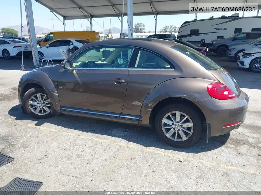 2013 Volkswagen Beetle 2.0L Tdi VIN: 3VWJL7AT6DM686235 Lot: 45598197