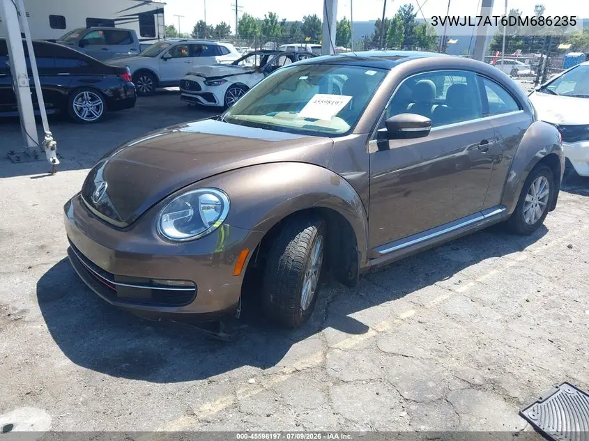 2013 Volkswagen Beetle 2.0L Tdi VIN: 3VWJL7AT6DM686235 Lot: 45598197