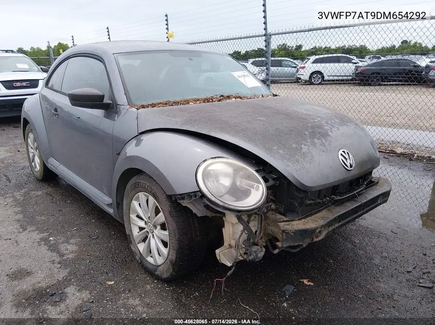2013 Volkswagen Beetle 2.5L Entry VIN: 3VWFP7AT9DM654292 Lot: 45628065