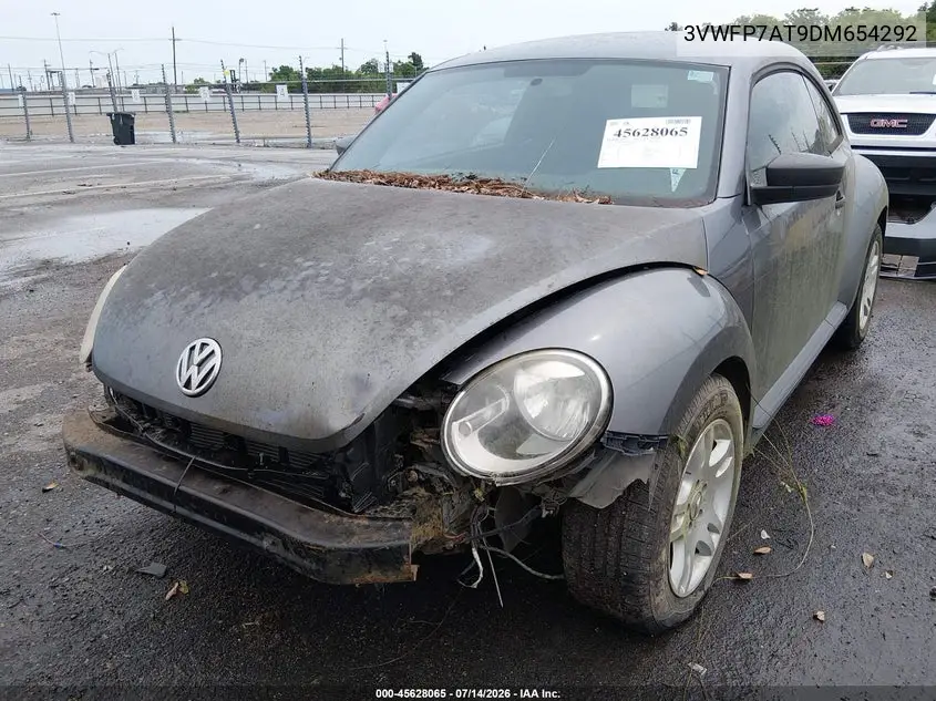 2013 Volkswagen Beetle 2.5L Entry VIN: 3VWFP7AT9DM654292 Lot: 45628065