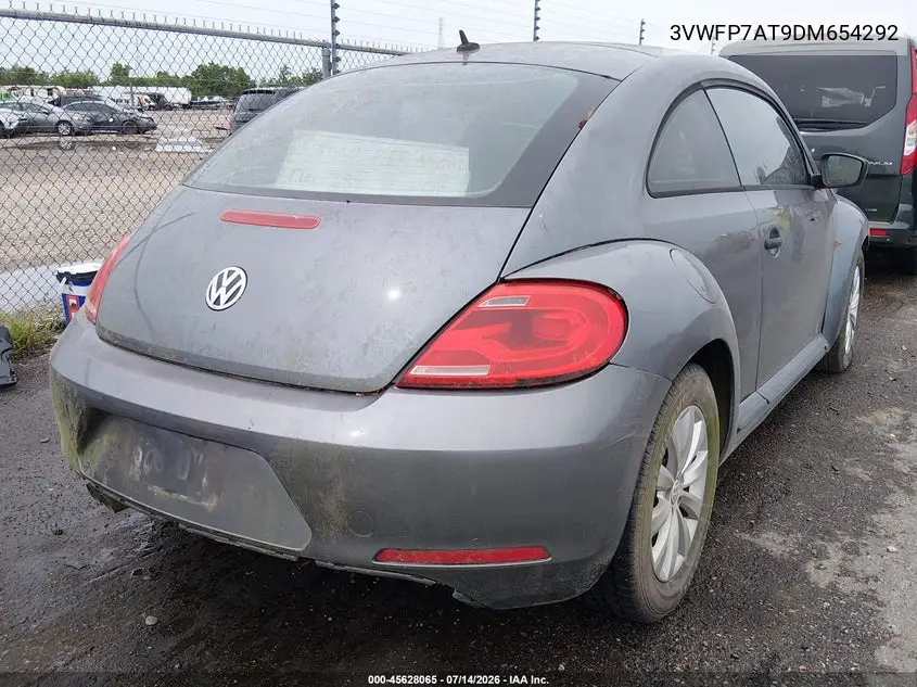 2013 Volkswagen Beetle 2.5L Entry VIN: 3VWFP7AT9DM654292 Lot: 45628065