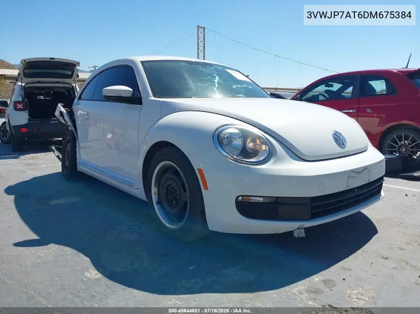 2013 Volkswagen Beetle 2.5L VIN: 3VWJP7AT6DM675384 Lot: 45644651
