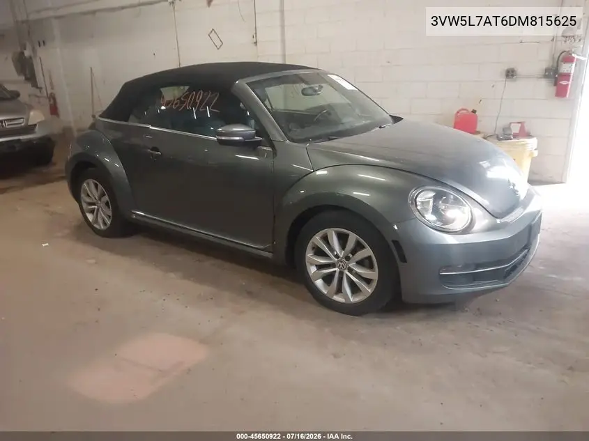 2013 Volkswagen Beetle 2.0L Tdi VIN: 3VW5L7AT6DM815625 Lot: 45650922