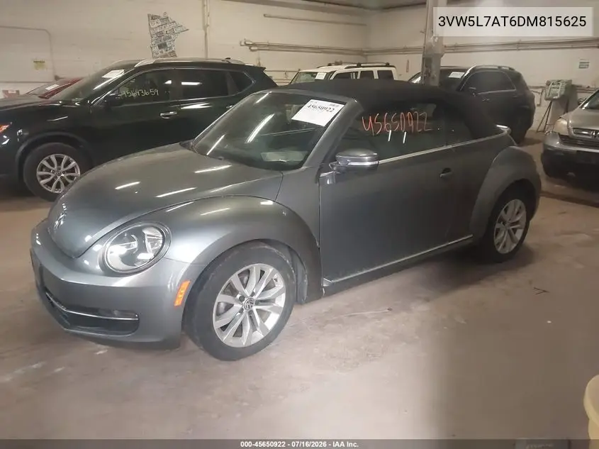 2013 Volkswagen Beetle 2.0L Tdi VIN: 3VW5L7AT6DM815625 Lot: 45650922