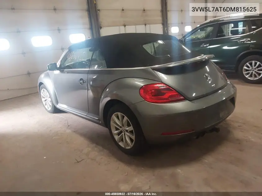 2013 Volkswagen Beetle 2.0L Tdi VIN: 3VW5L7AT6DM815625 Lot: 45650922